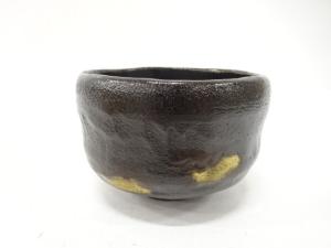 楽焼　黒楽　茶碗(無地箱付)